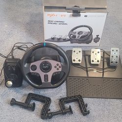 Pxn V9 Steering Wheel 270/900° With Pedals And Shifter