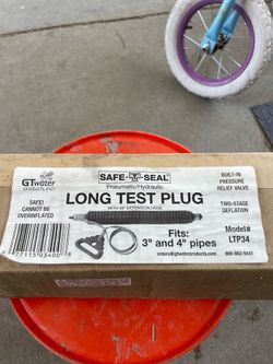 Plumbing test plug
