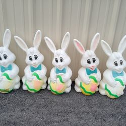Easter Bunny Blow Molds 