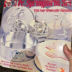 Five Piece Spring Form, Set Baking
