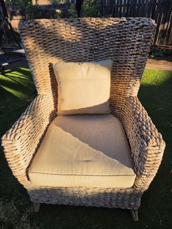 Rattan Barrel Lounge chair