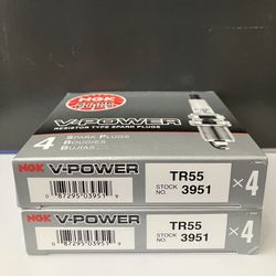 3951 TR55 NGK V-Power Spark Plugs - 8pk