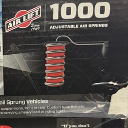 AIR LIFT/ ADJUSTABLE AIR SPRING