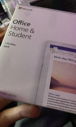 Microsoft Office Home and Student 2019
