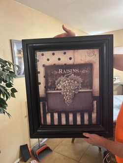 Kimberly Polson  Vintage oil painting with metal frame