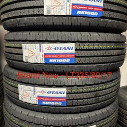 (4) - LT235/80/17 Otani RK1000 All Season Tires
