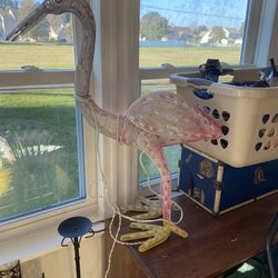 Pink flamingo Lighted Yard Decoration