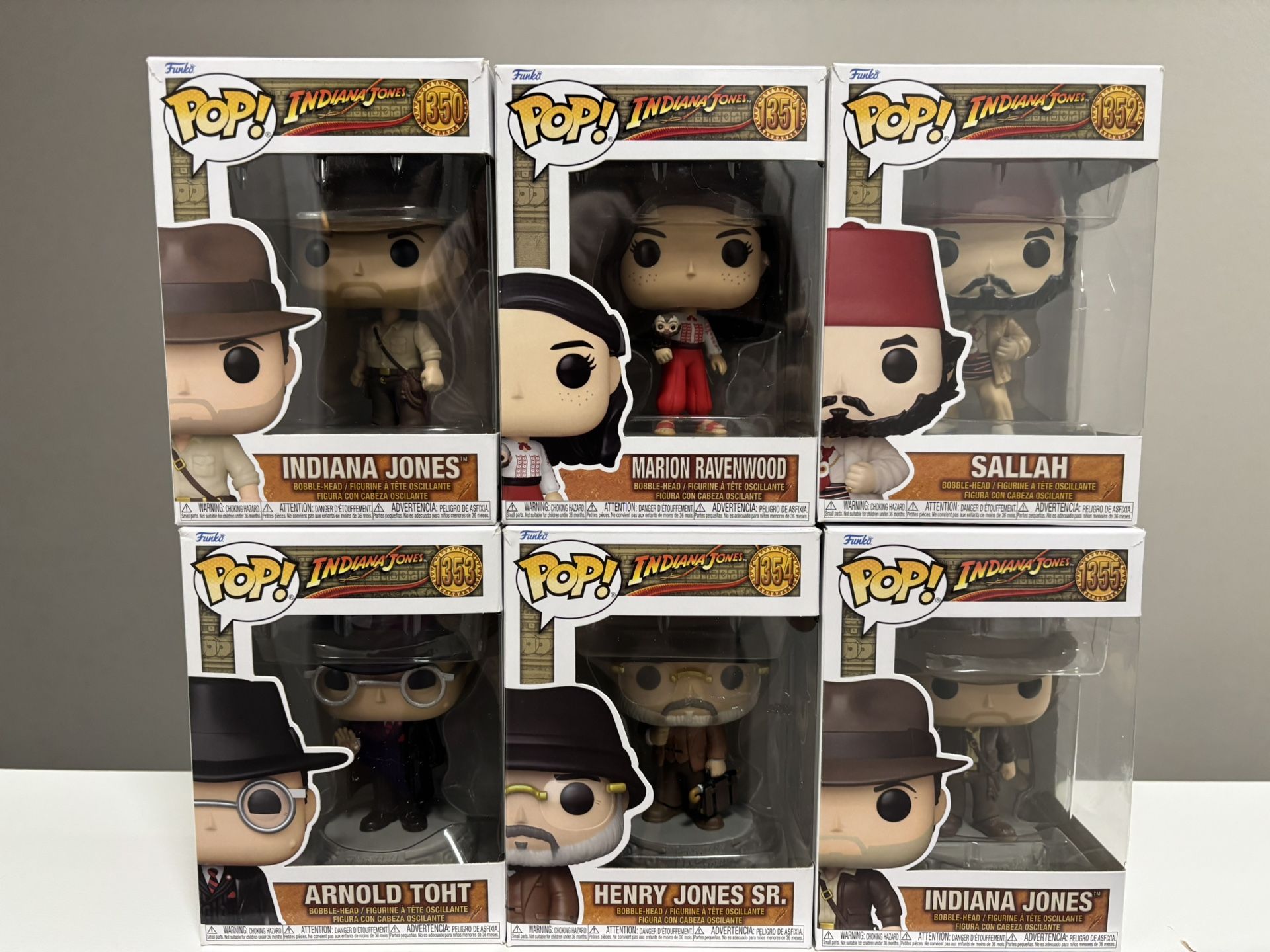 Funko Indiana Jones Lot Of 6