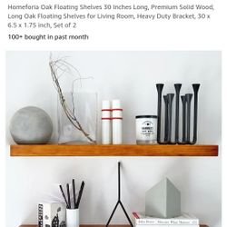 Floating Shelves-Oak