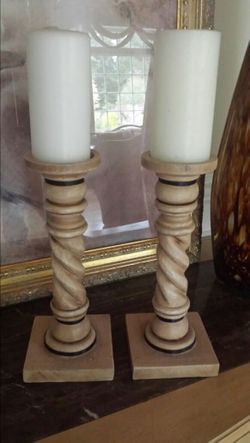 2 Candle holders