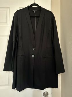 Torrid Studio Ponte Long Line Blazer