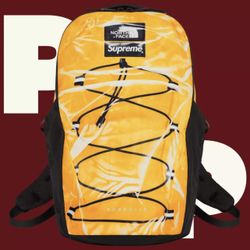 Supreme The North Face Printed Borealis Trompe L'oeil Backpack (Yellow)