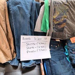 $15 for boy's clothing: size 10