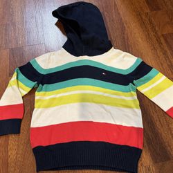 Tommy Hilfiger Hoodie Toddler Boy Size. Xs(4-5)/used