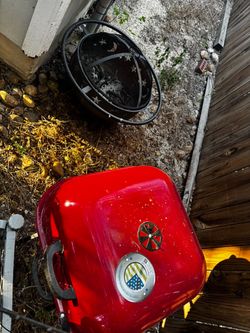 Fire pit and grill