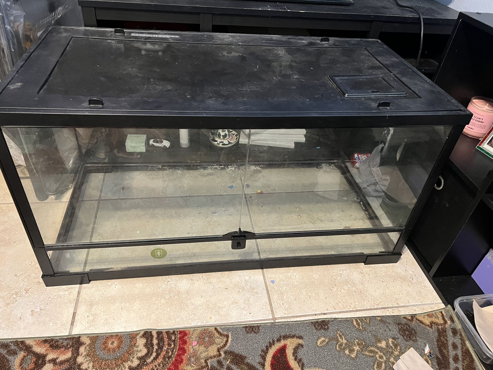 Double Door Reptile Cage
