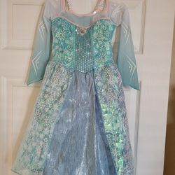 Little Girls Elsa Dress Size 3/4
