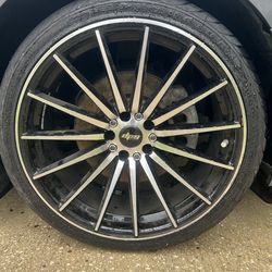 20 inch universal rims & tires