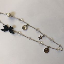 Brand New Vintage Silver Christian Dior Necklace- Never Been Worn 