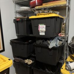 Five Tier Shelving Rack On Wheel