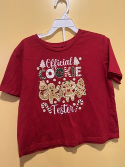 Christmas Shirt And Skirt For Girls 