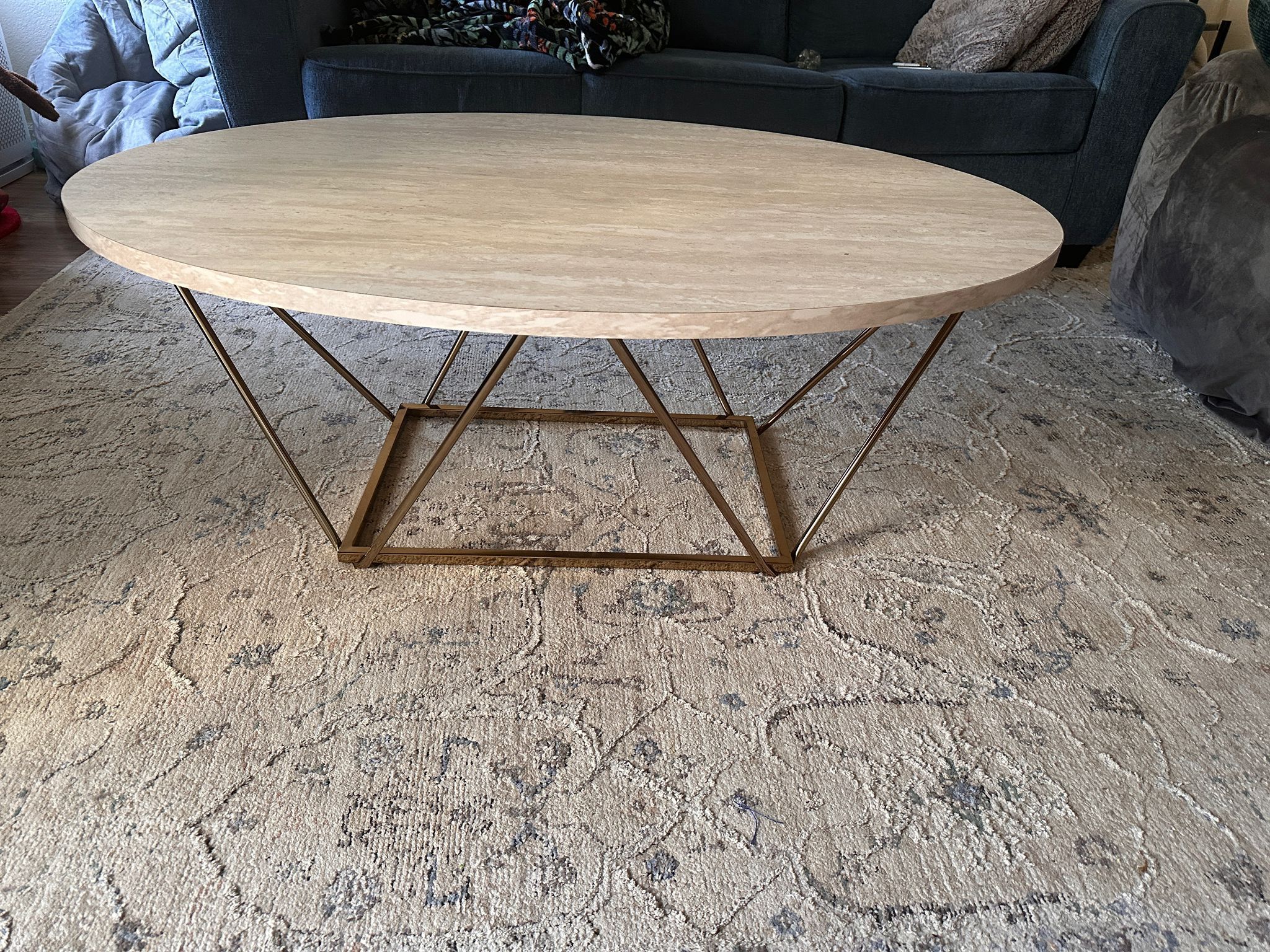 Tarica Faux Marble Table