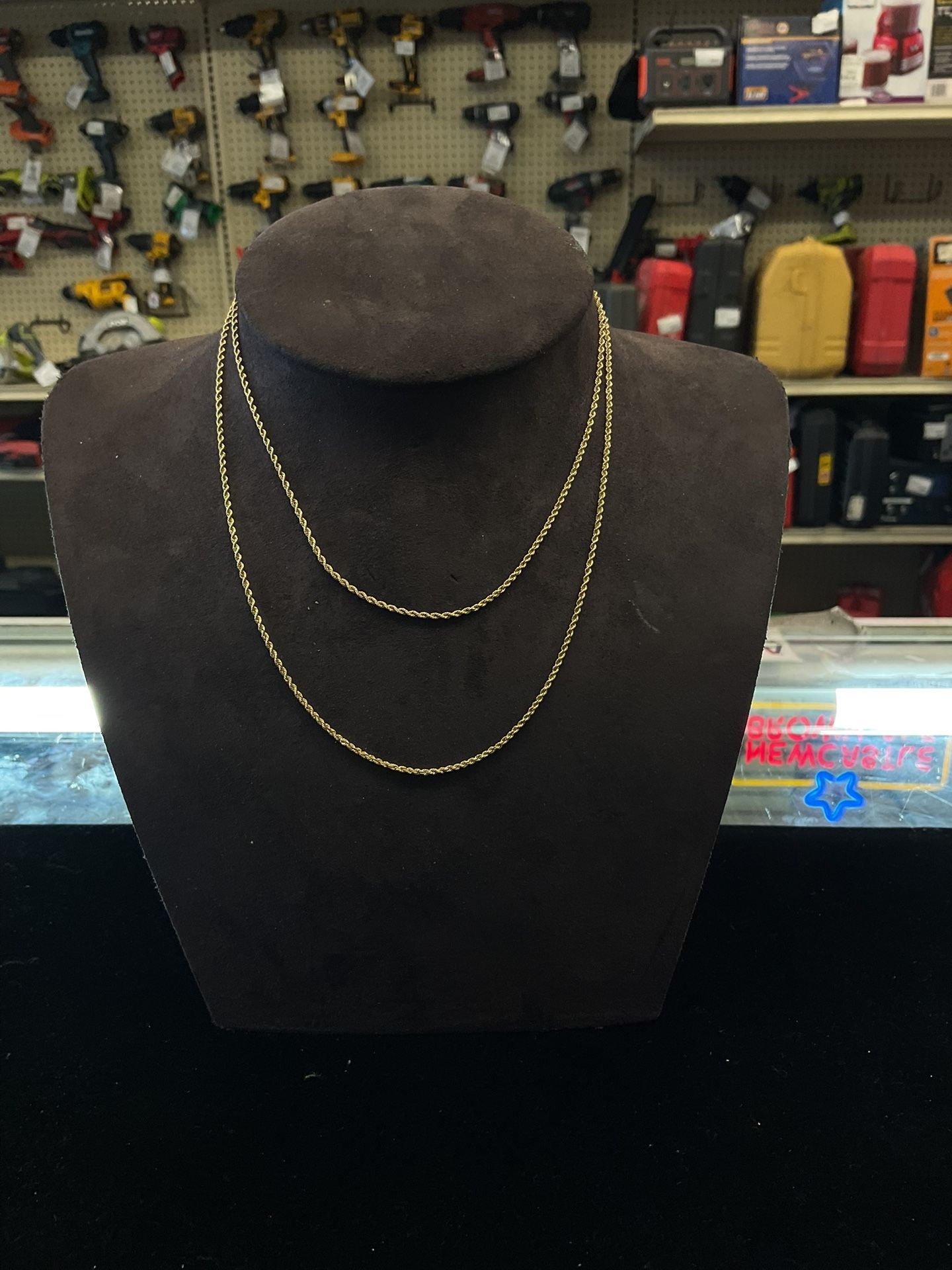 14KT Thin Rope Chain 35761-11