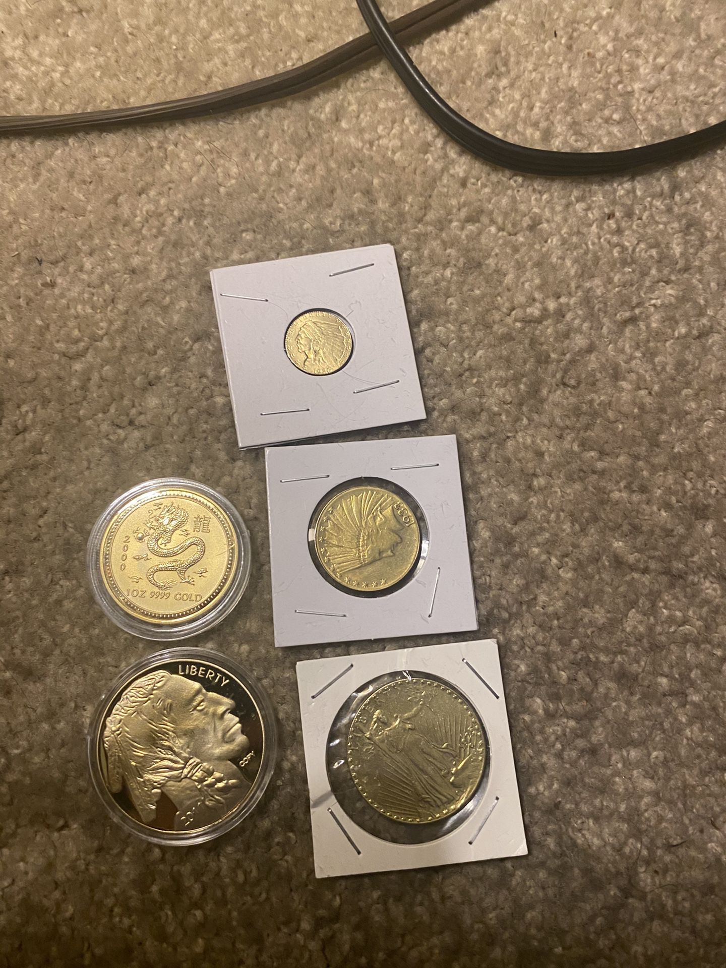 5 copy coin set all from the picture