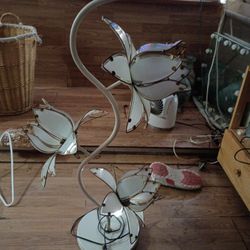 Lotus Flower Lamp Vintage 