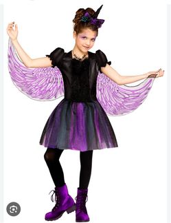 Girls Dark Moonlight Unicorn costume