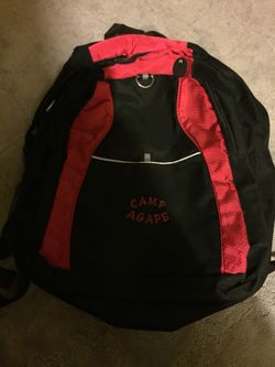 Red/black backpack