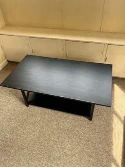 Black Farmhouse Rustic Coffee Table