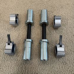Rogue Fitness DB 25-10 Olympic Loadable Dumbbell Handles WITH COLLARS