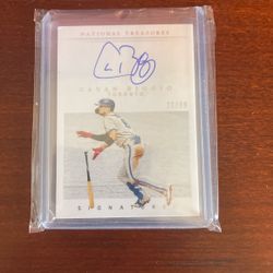 National Treasures - Cavan Biggio /99 Auto Card