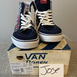 Vans Sz 9 4th Of July