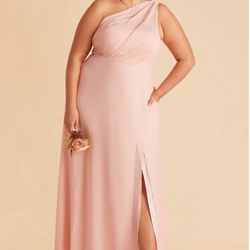 Blush pink Bridesmaids Dress.