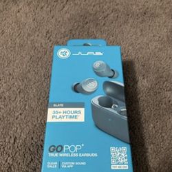 JLab Go Pop+ Wireless Bluetooth Headphones Brand New in the Box