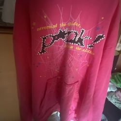 Pink Spider Hoodie 