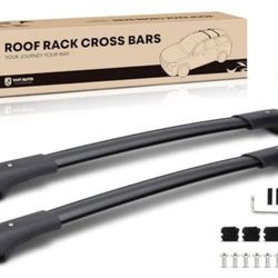  GMC Acadia 2011-2016, Sport Utility Aluminum Lockable 165 lbs Roof Rack Cross Bars