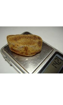 100% Natural Baltic Amber Stone 14.2g Egg Yolk Beeswax 天然波罗的海琥珀
