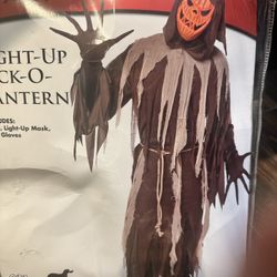 Adult Or Teen Jack-O-Lantern Costume Size Medium 