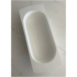 White Wood Dough Bowl