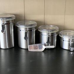 OGGI Stainless Steel Canister Set 