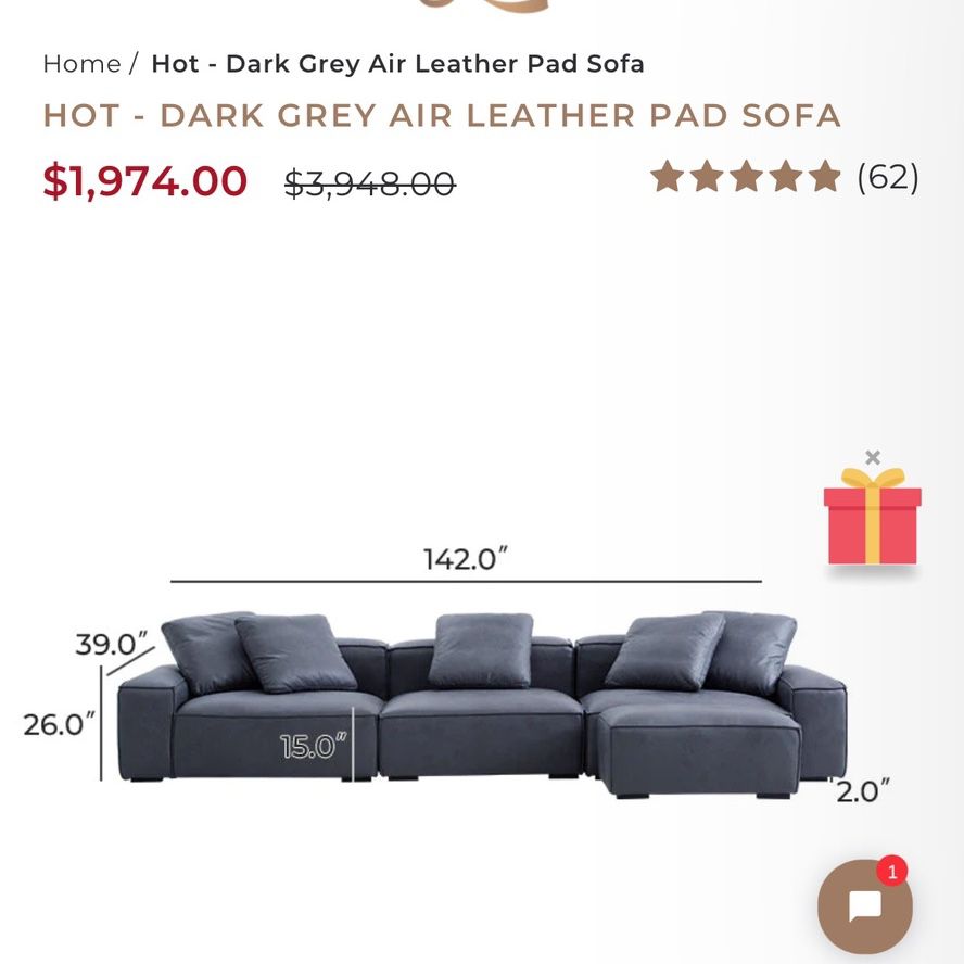 Long Sofa, Greensboro 