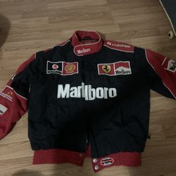 marlboro and ferrari vintage racing jacket 