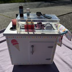 American Girl Doll Ice Cream Cart - $75 OBO