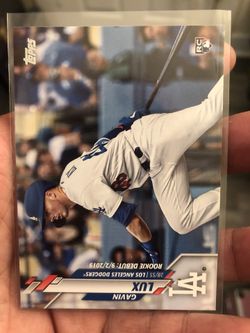 Dodgers Gavin Lux Rookie Card Topps 