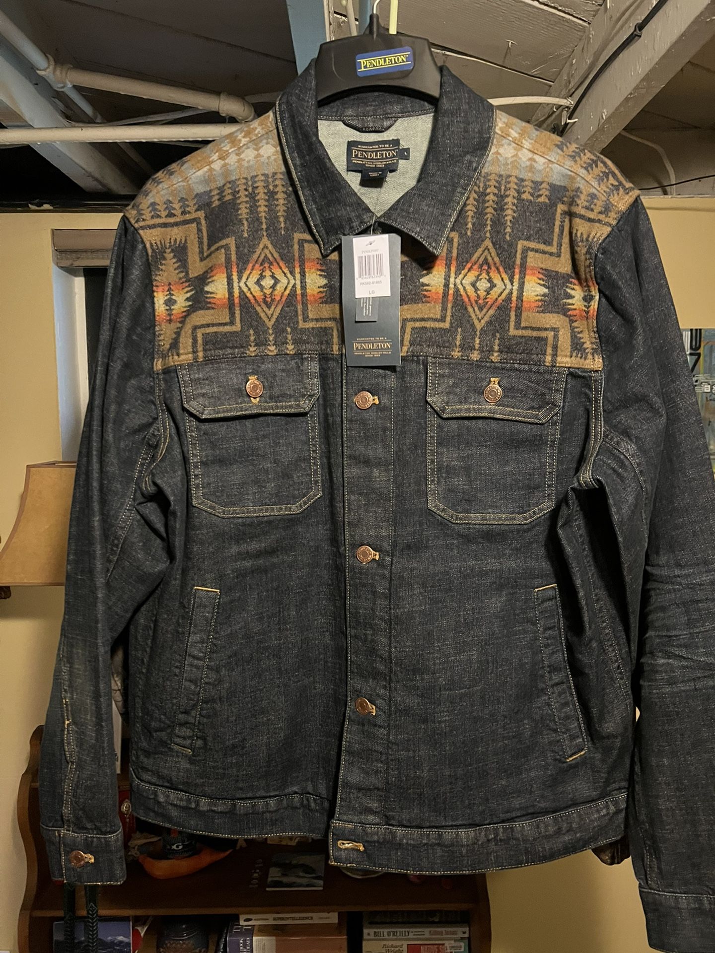 Men’s Pendleton Jean Jacket - Large