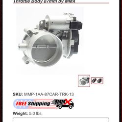 87 mm throttle body from MMX