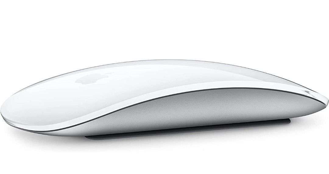 Apple Magic Mouse (Wireless, Rechargable) - White Multi-Touch Surface
